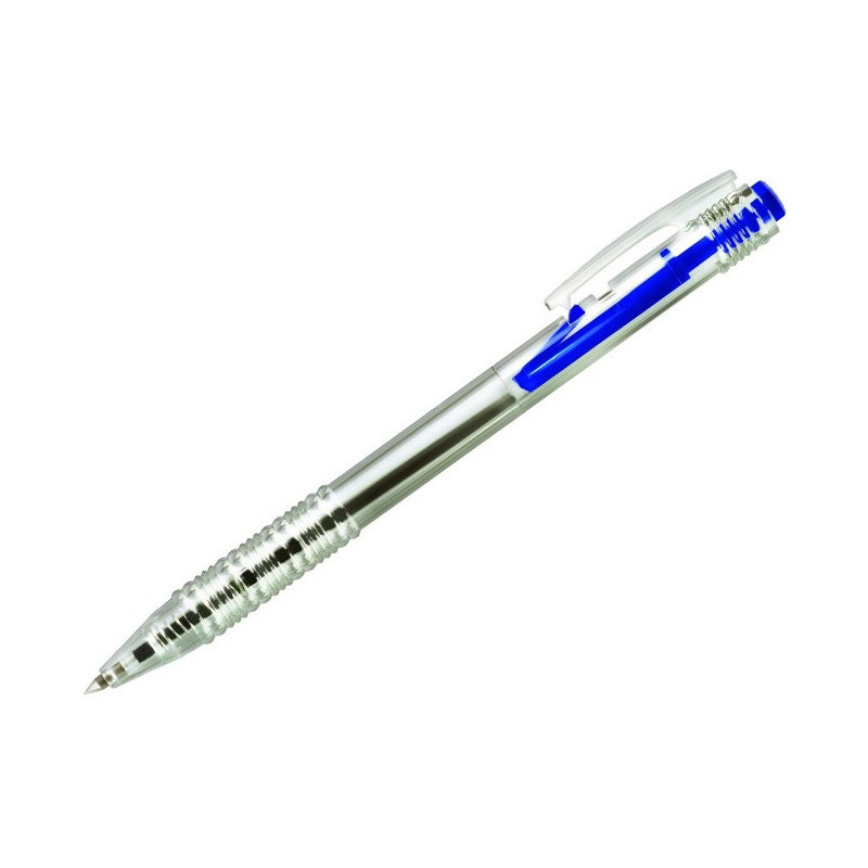 Długopis z bocz.autom 0,7mm KD711-NN niebieski TETIS