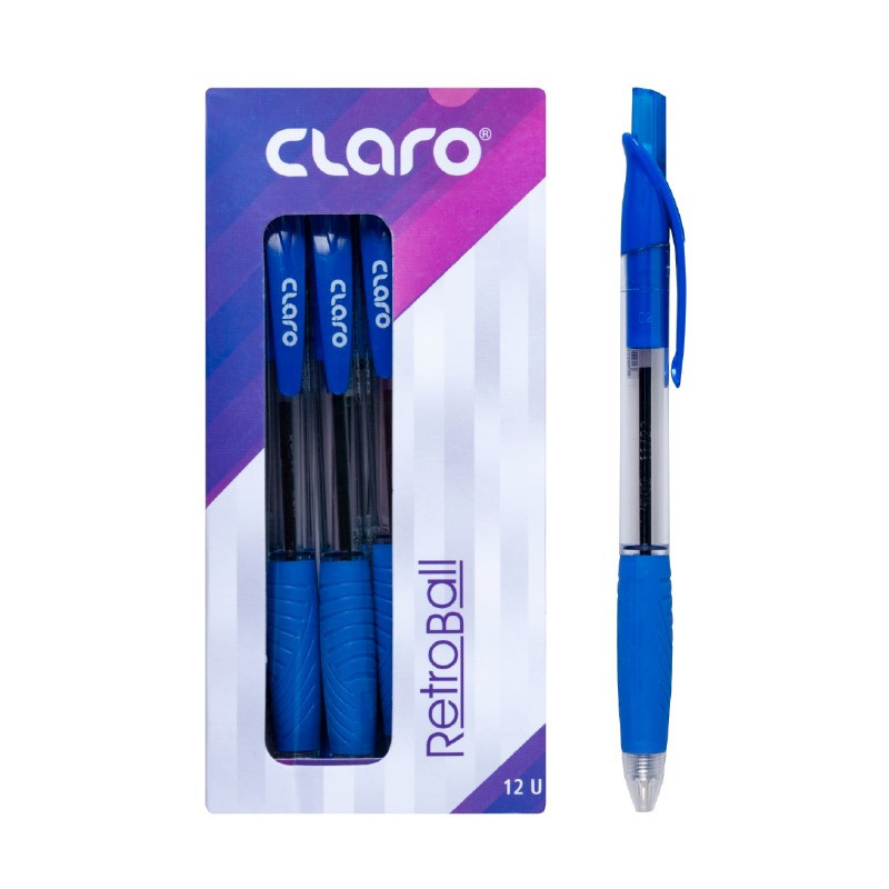 Długopis automatyczny CLARO RETRO BALL 0,7mm niebieski