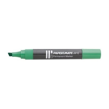 Marker permanentny W10 ścięty zielony S0192713 SHARPIE