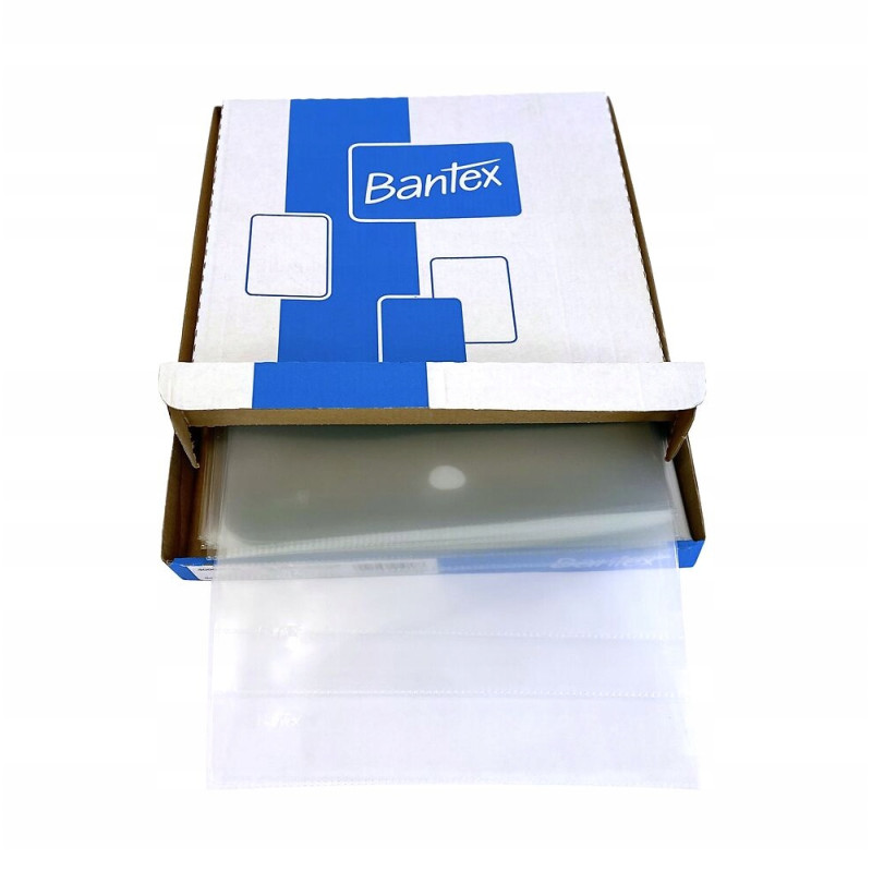 Obwoluty krystaliczne na dokumenty A4 PP 100mic 100 sztuk w pudełku BANTEX 400096107