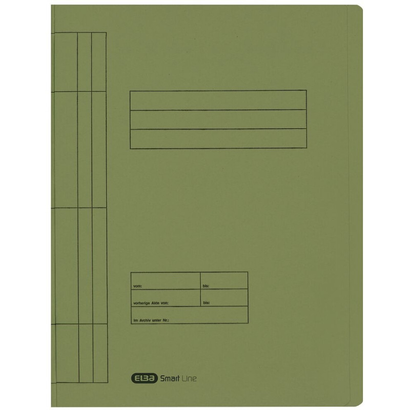 Skoroszyt na dokumenty kartonowy A4 zielony 100090781 ELBA