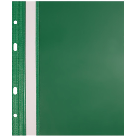 Skoroszyt na dokumenty twardy A5 wpinany do segregatora 10 sztuk zielony SH-11-02 BIURFOL