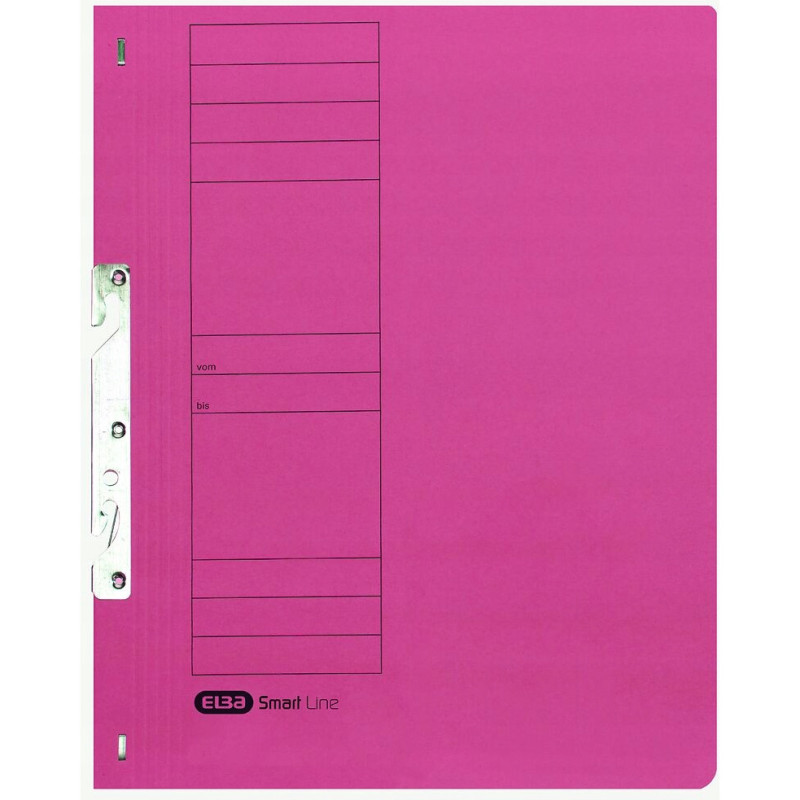 Skoroszyt wpinany do segregatora hakowy A4 czerwony 100551889 ELBA