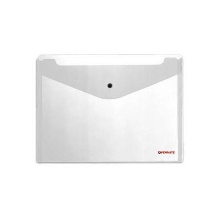 Teczka kopertowa na zatrzask A4 przezroczysta PP-231 TT6705 PENMATE