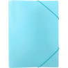 Teczka z gumką na dokumenty A4 PP pastelowy niebieski TGP-A4-02 BIURFOL
