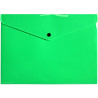 Teczka kopertowa na dokumenty A4 na zatrzask PP neonowy zielony TK-NEON-A4-03 BIURFOL