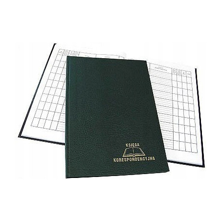 Księga korespondencyjna A4 96k zielona 229-008 WARTA