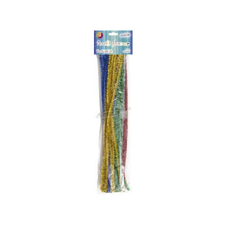 Druty kreatywne METALIK 6mm (40szt.) DP-6372 ALIGA