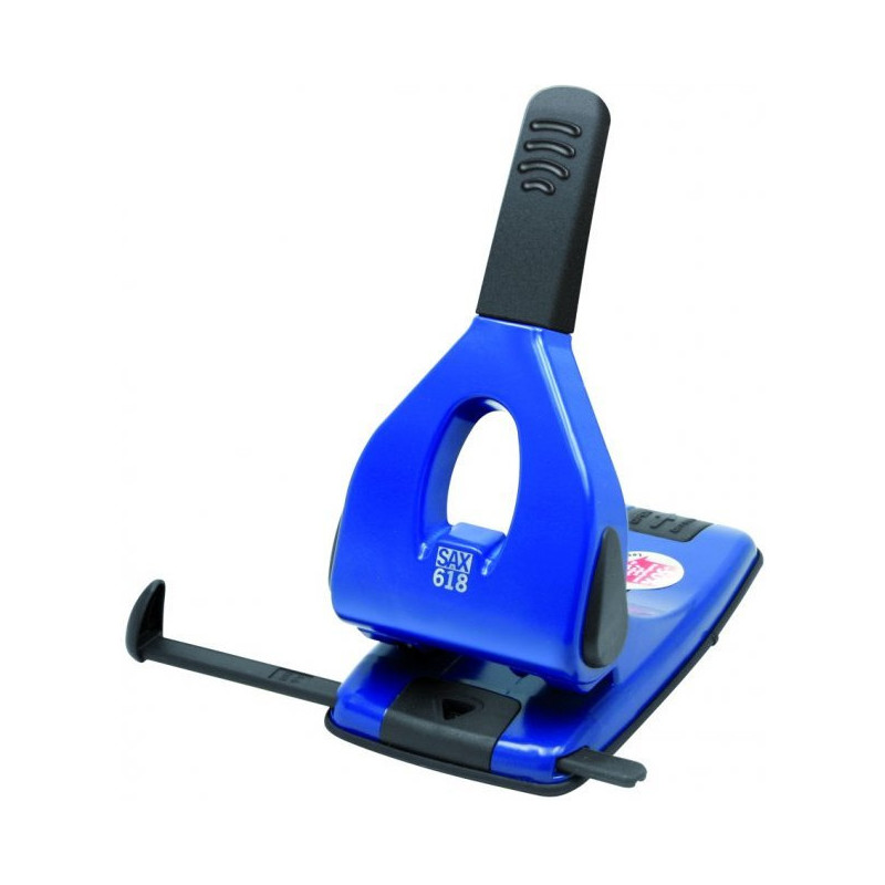 Dziurkacz SAX 618 niebieski do 65 kartek