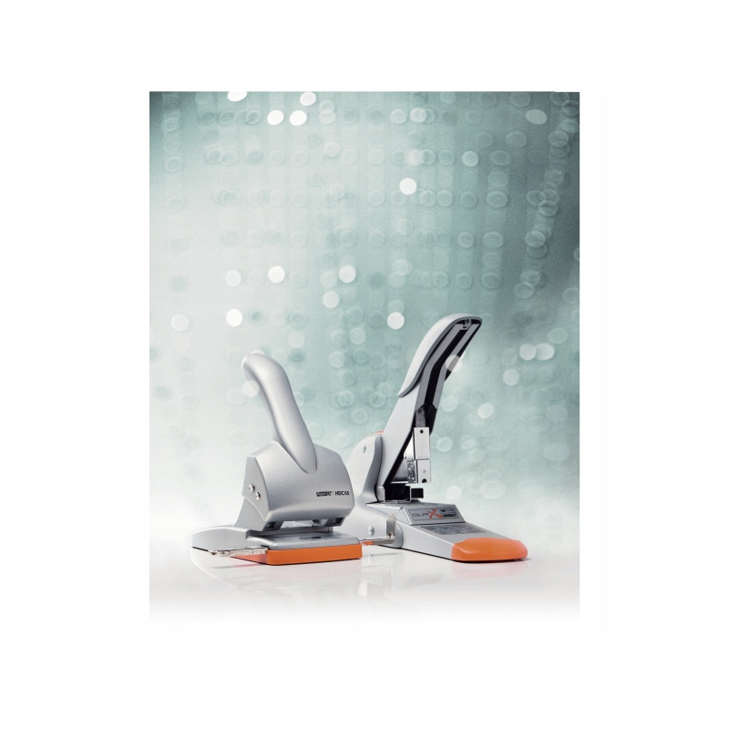 Dziurkacz HDC65 RAPID srebrno-pomarańczowy do 65kartek 20922603