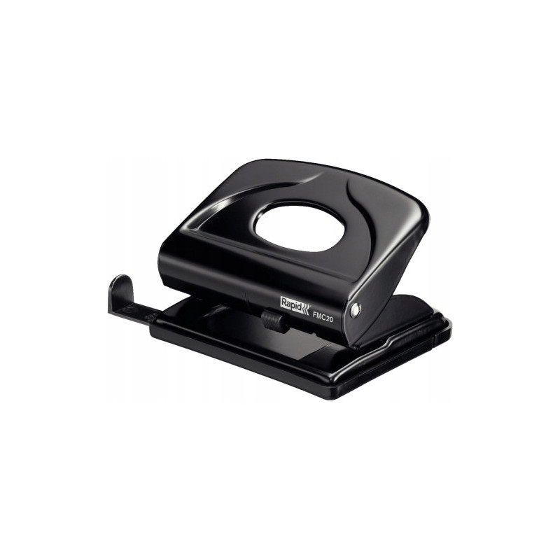Dziurkacz mały metalowy FMC20 RAPID czarny 20 kartek 21835401
