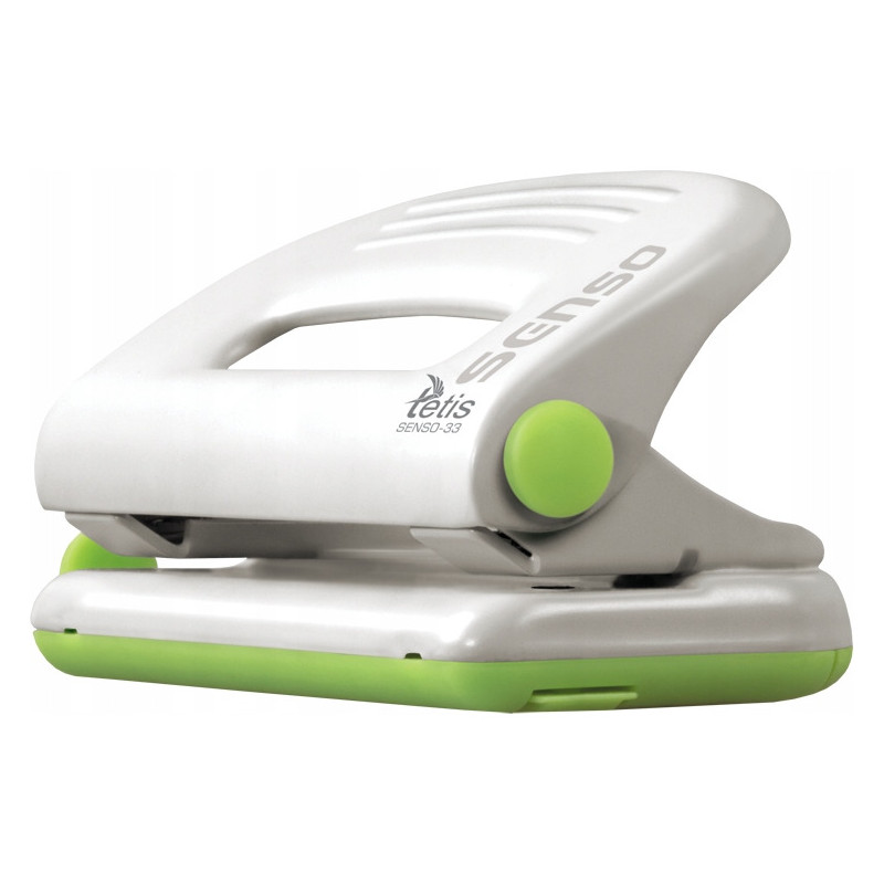 Dziurkacz metalowy 10k. zielony SENSO-33 TETIS