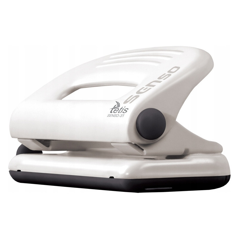 Dziurkacz metalowy 10k. czarny SENSO-31 TETIS