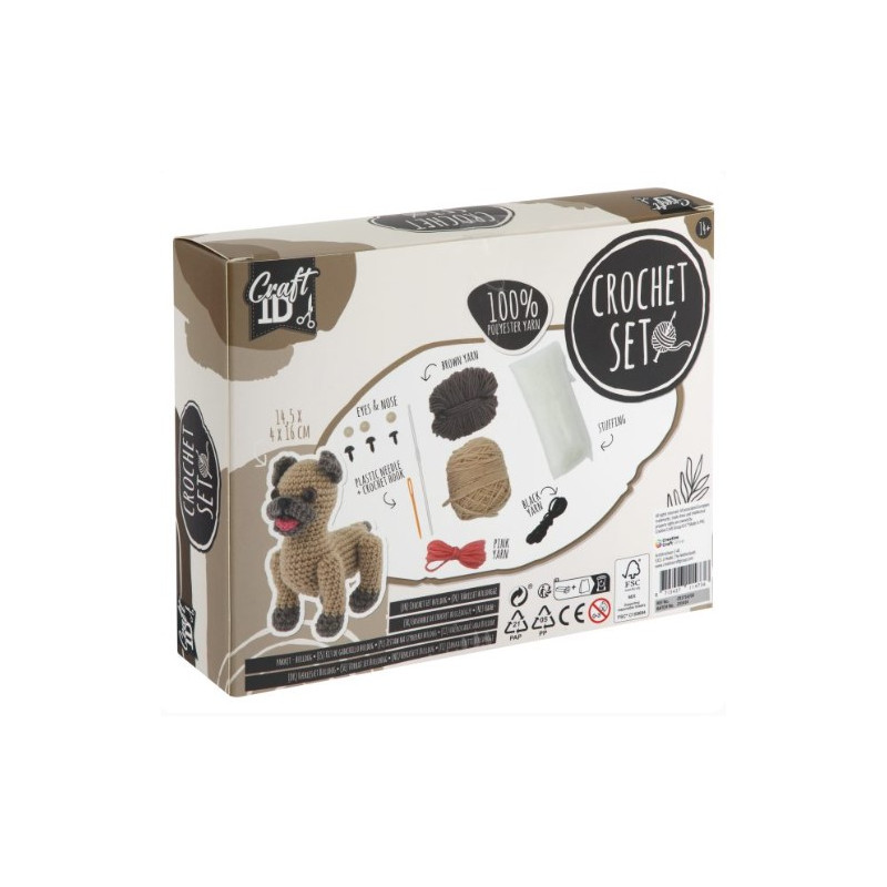 Zestaw do szydełkowania BULDOG 9,5x15,5x16cm CR1714/GE GRAFIX