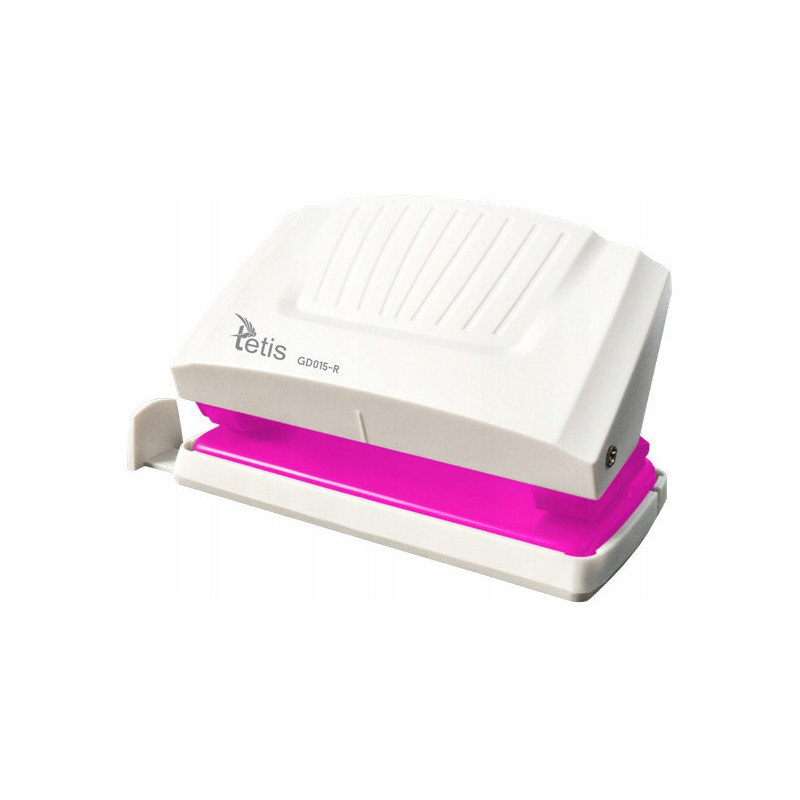 Dziurkacz różowy 12 kartek GD015-R TETIS