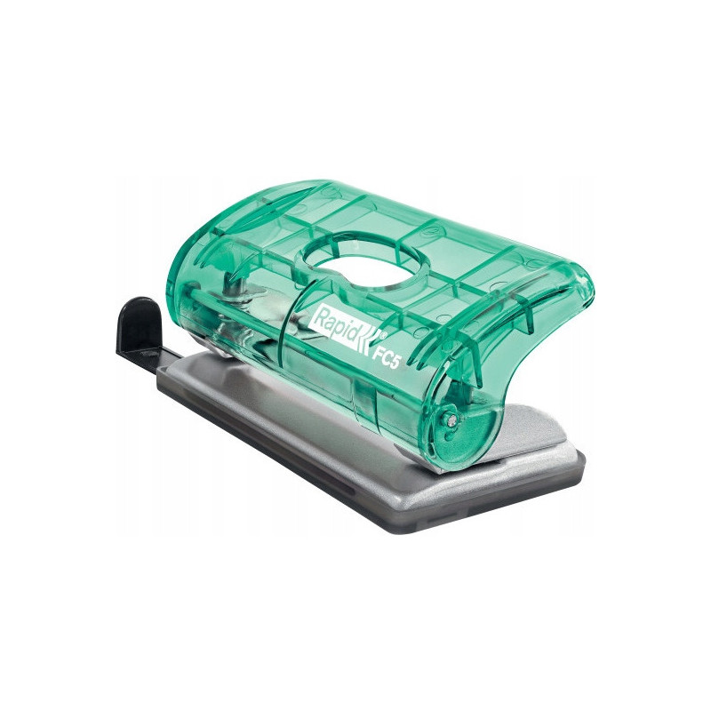 Dziurkacz mini RAPID COLOUR"ICE FC5 zielony 5001331