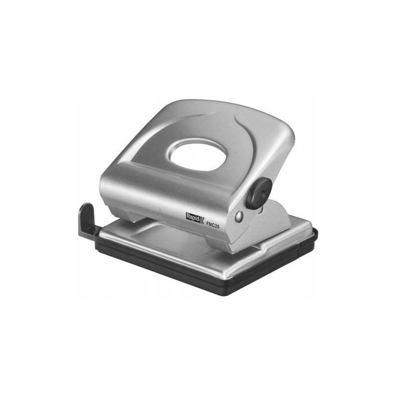 Dziurkacz metalowy FMC25 RAPID srebrny do 30kartek 21835502