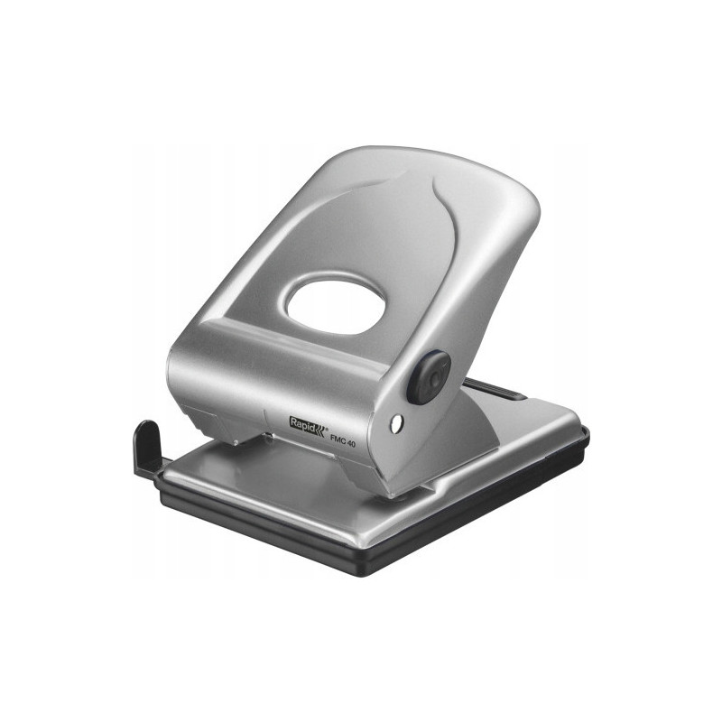 Dziurkacz FMC40 RAPID srebrny 40 kartek duży metalowy 21835602