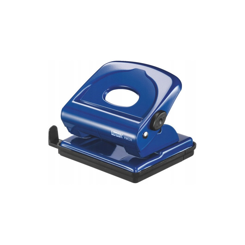 Dziurkacz metalowy FMC25 RAPID niebieski do 25kartek 5000283