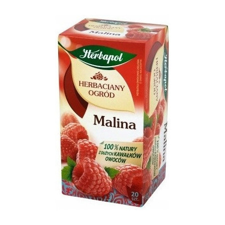Herbata HERBAPOL owocowo-ziołowa (20 saszetek) Malina 54g HERBACIANY OGRÓD