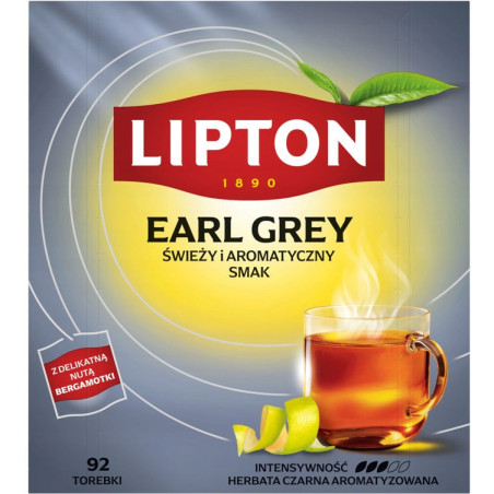Herbata LIPTON (92 torebki x 1,5g) EARL GREY