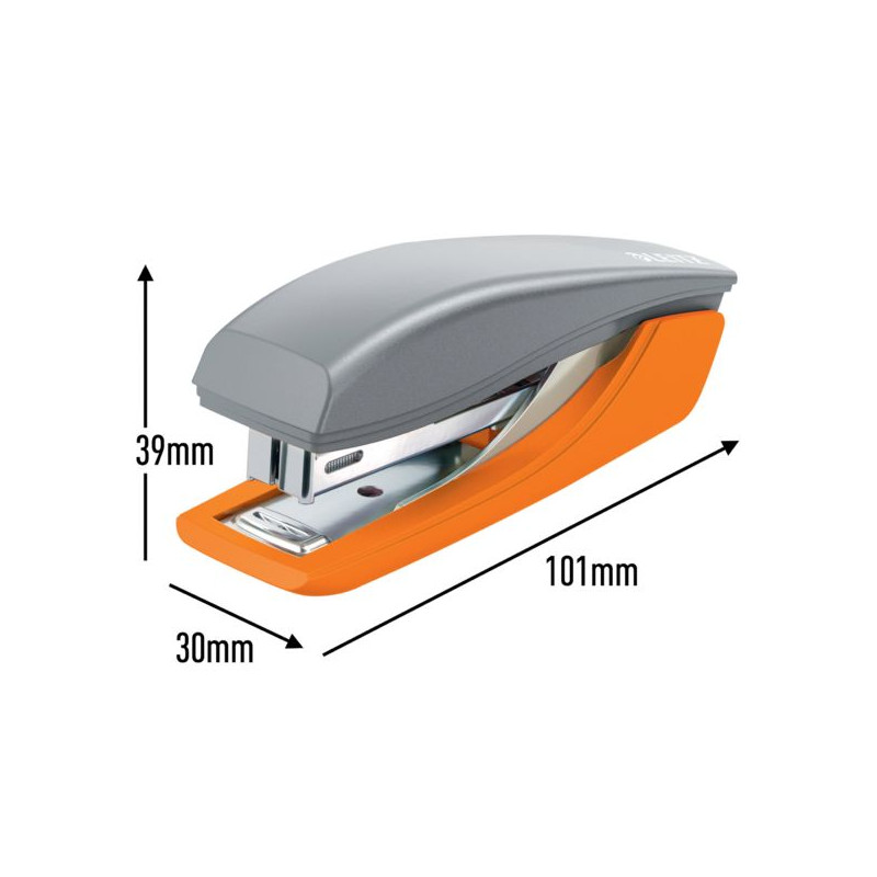 Zestaw dziurkacz i zszywacz mini Leitz Urban Chic, szary 3 lata gwarancji, 10 kartek 55996088
