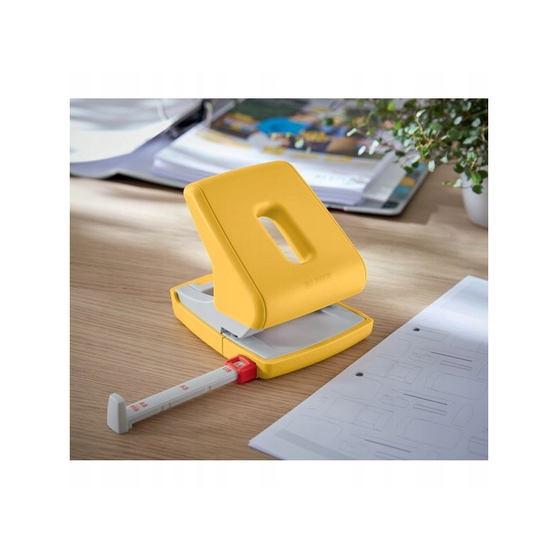 Dziurkacz Leitz Cosy, żółty 50040019