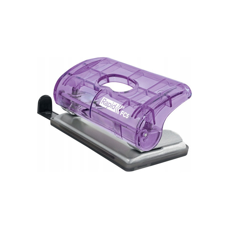Dziurkacz mini Rapid Colour`Breeze FC5 10 kartek lawendowy 5001534 RAPID
