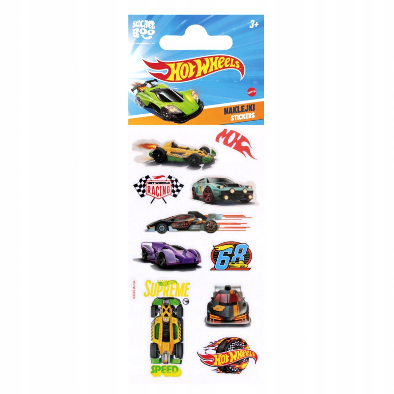 Naklejki HOT WHEELS 2 66x180mm STICKER BOO 568316
