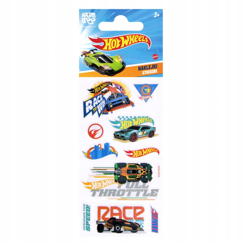 Naklejki HOT WHEELS 2 66x180mm STICKER BOO 568316