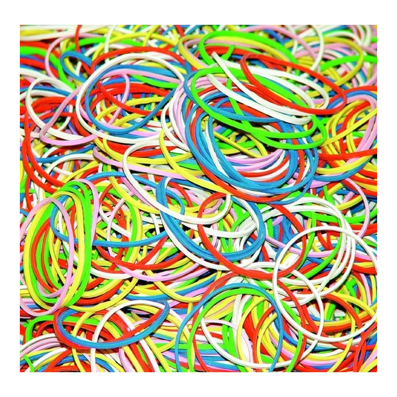 Gumki recepturki 1kg 60mm mix kolor 7786001-99 DONAU