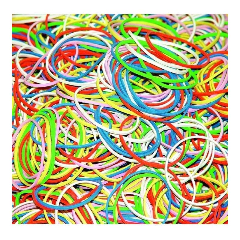 Gumki recepturki 0.5kg 60mm mix kolor 7785001-99 DONAU