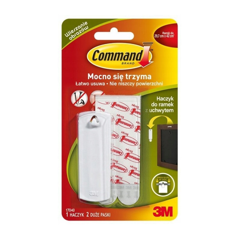 Haczyk COMMAND do ramek z uchwytem 17040PL 3M-XA004837531