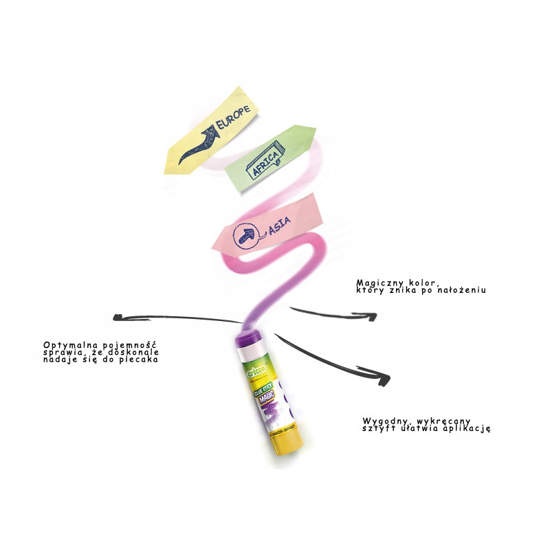 Klej w sztyfcie magiczny 9g. CRICCO CR9