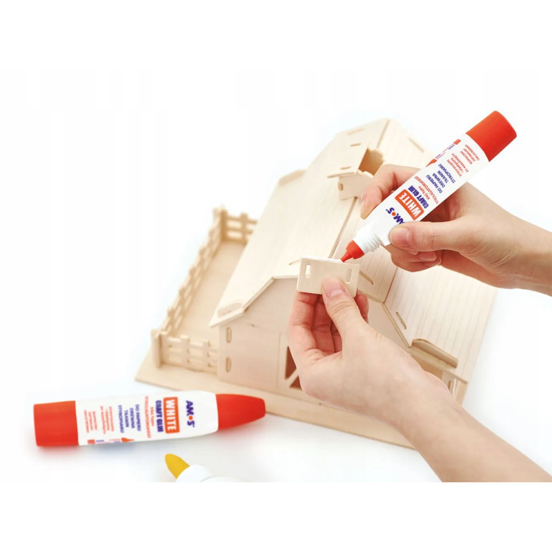 Klej w płynie biały 34ml/36g AMOS WCG34D12 130-1488