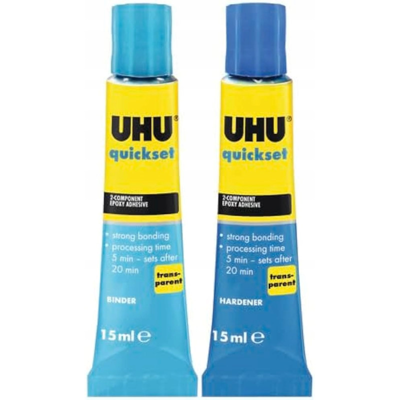 Klej UHU żywiczno-epoksydowy plus 2x15ml blister 40381