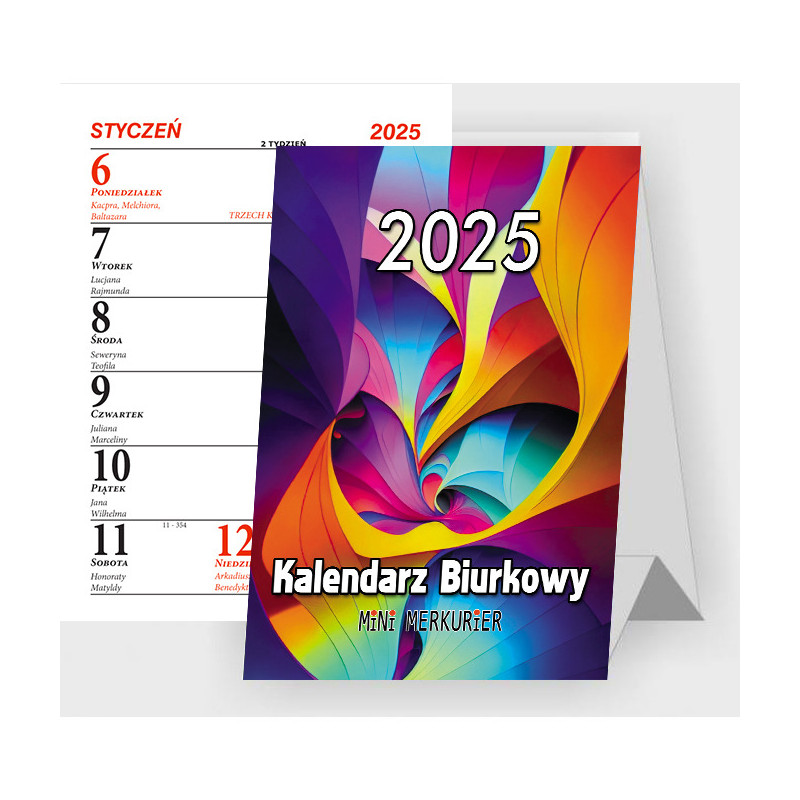 Kalendarz biurowy MINI MERKURIER B9 BESKIDY