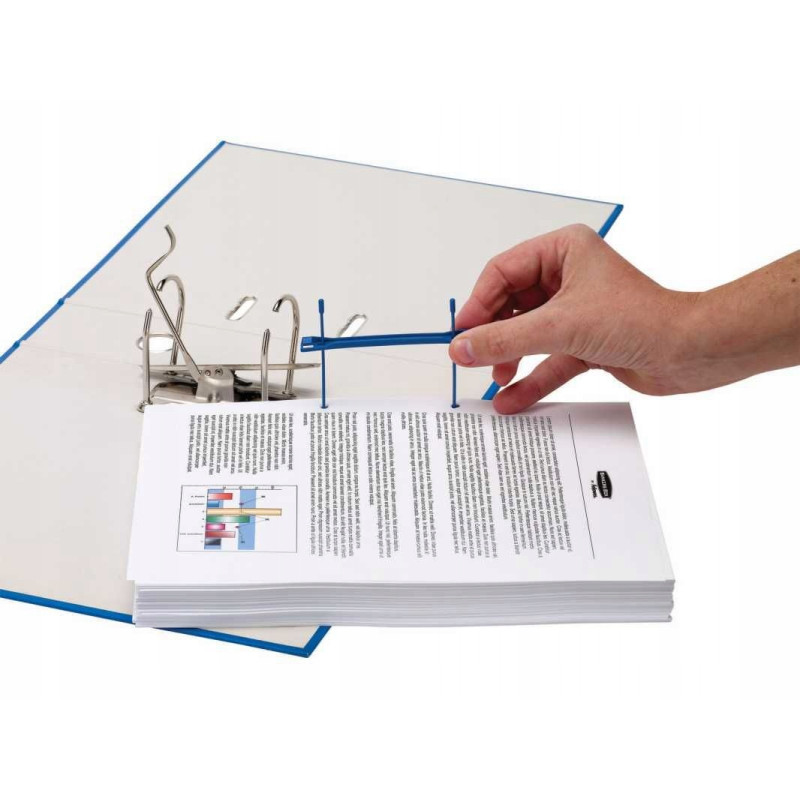 Klips do spinania dokumentów PRO biały 100szt FELLOWES 89701