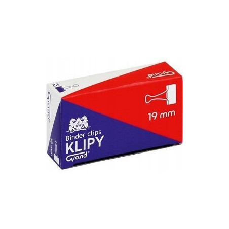 Klip biurowy 19mm do dokumentów (3/4 cala) praktyczny 110-1092 GRAND