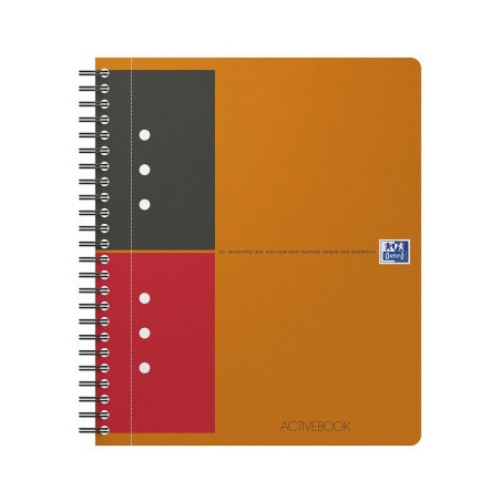 Kołonotatnik A5 80k linia PP OXFORD Activebook International 100104067