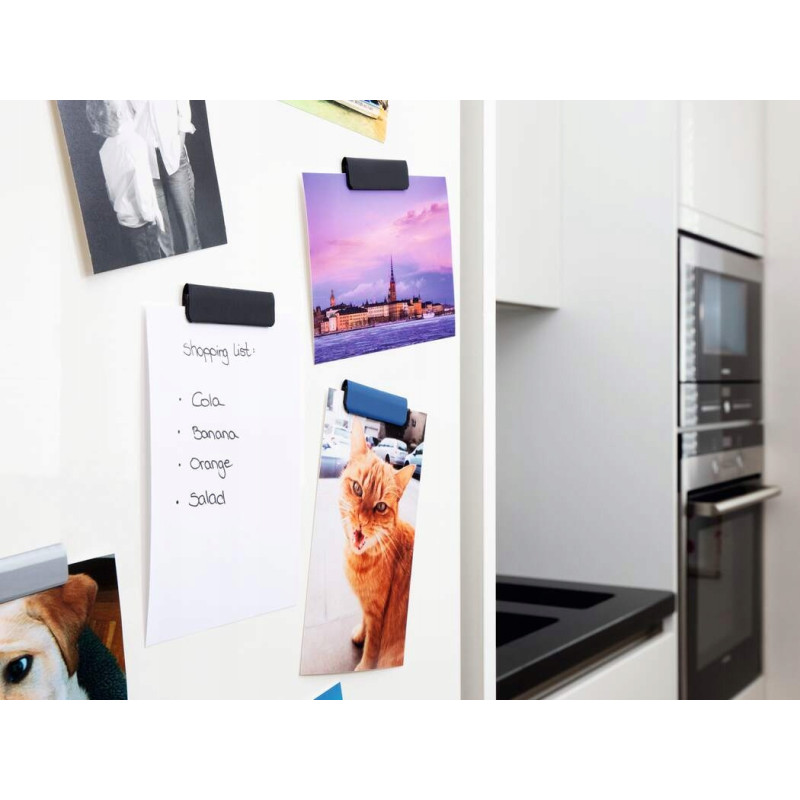 Klips samoprzylepny magnetyczny 60mm (5szt) srebrny 470523 DURAFIX DURABLE