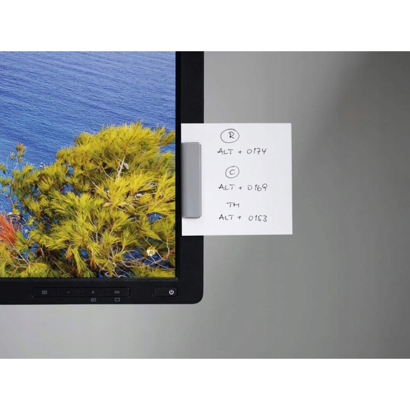 Klips samoprzylepny magnetyczny 60mm (5szt) srebrny 470523 DURAFIX DURABLE