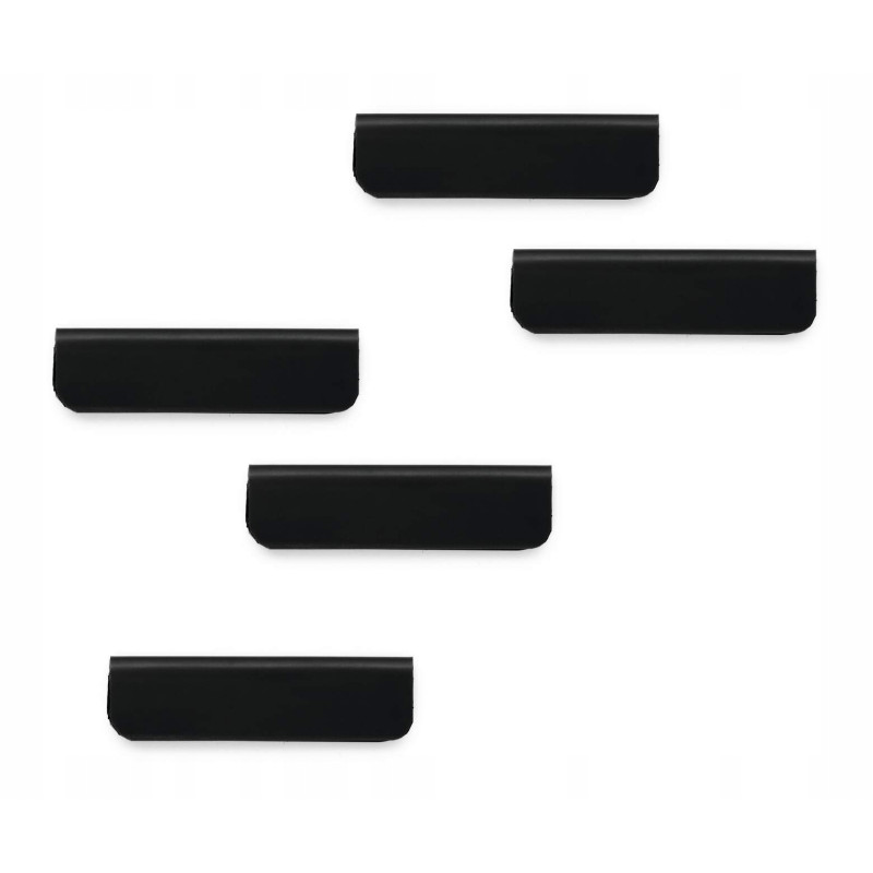 Klips samoprzylepny magnetyczny 60mm (5szt) czarny 470501 DURAFIX DURABLE
