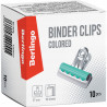 Klipy Buldog 57mm 10szt. kolorowe 255058 BERLINGO