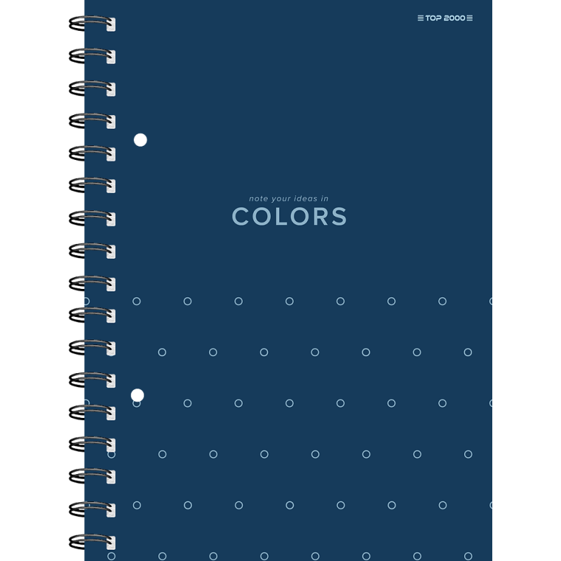 Kołozeszyt A5 80k kratka COLORS 400169232 TOP 2000