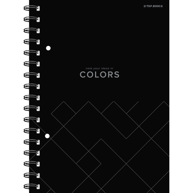 Kołozeszyt A5 80k kratka COLORS 400169232 TOP 2000