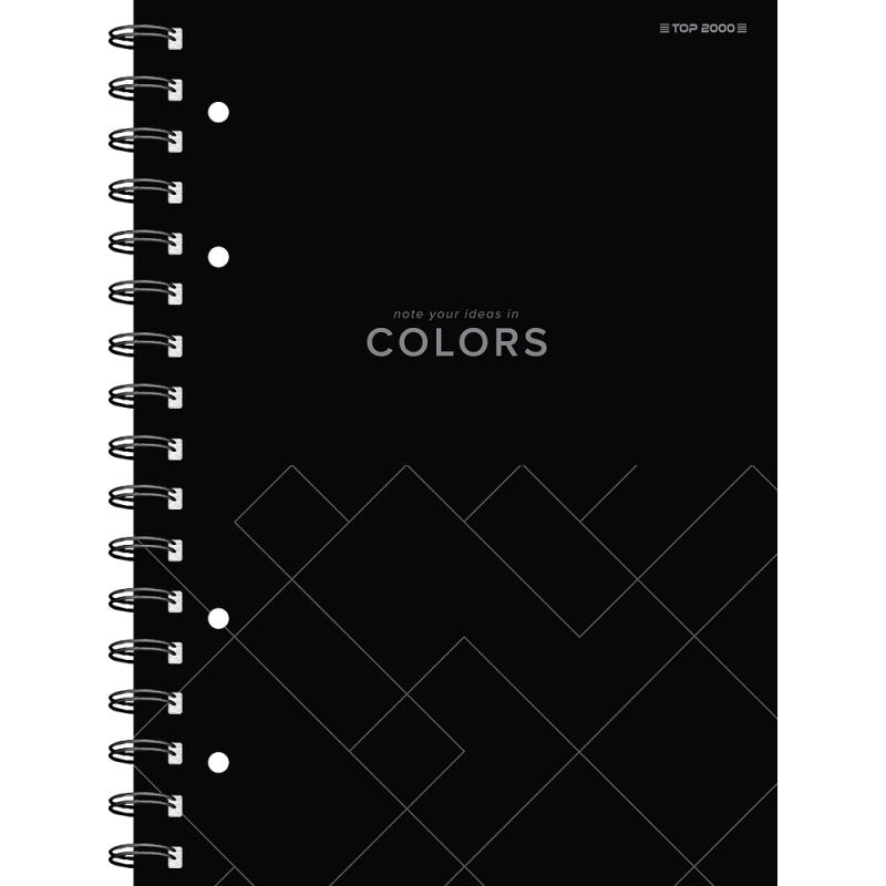 Kołozeszyt A4 80k kratka COLORS 400169233 TOP 2000