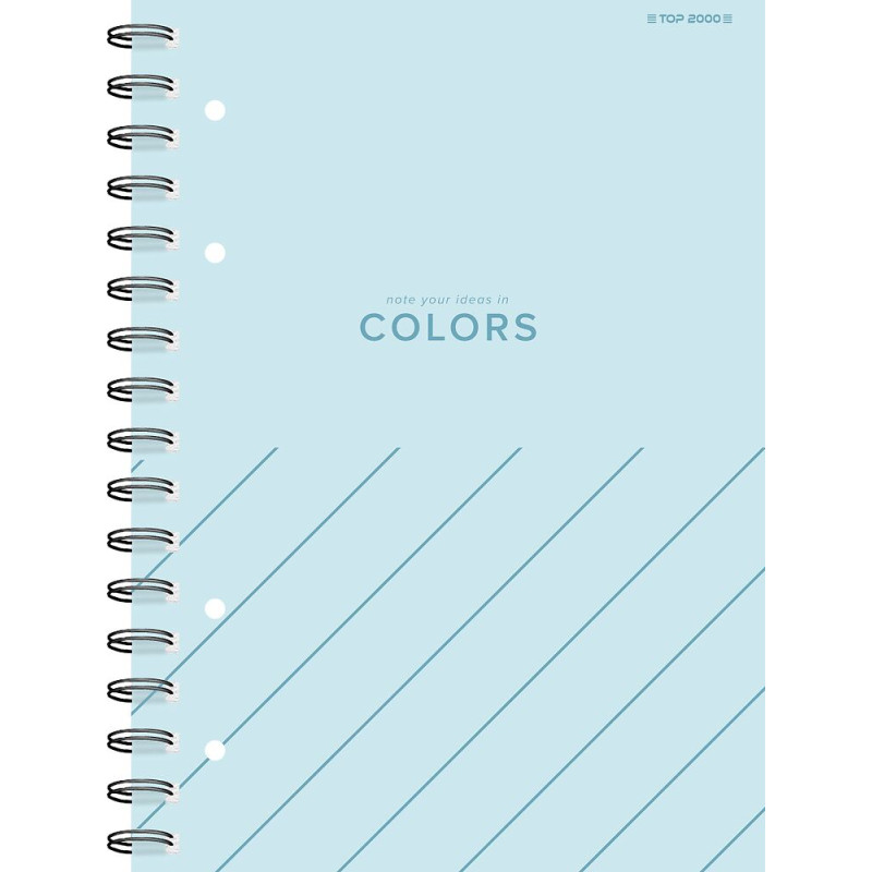 Kołozeszyt A4 80k kratka COLORS 400169233 TOP 2000