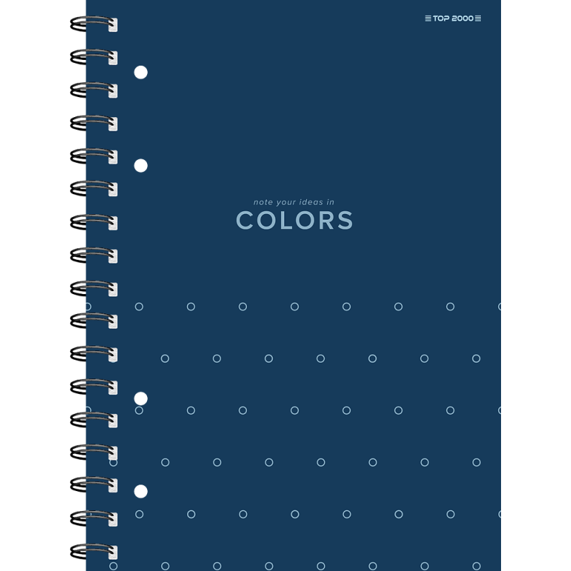 Kołozeszyt A4 80k kratka COLORS 400169233 TOP 2000