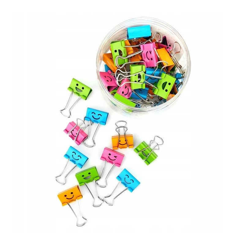 Klips do akt 25mm BUŹKI 48szt. E8486 DELI